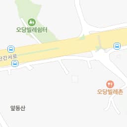 오당빌레쉼터 주변 지형
